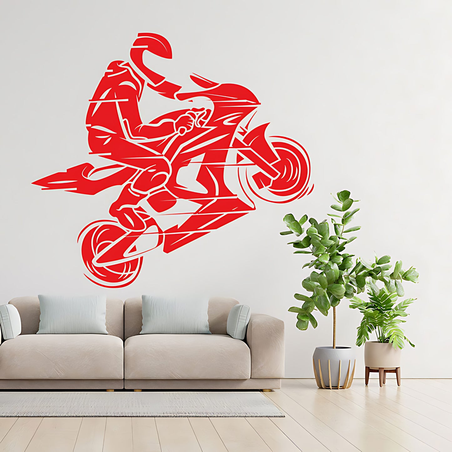 Motorbike Dirtbike Wall Sticker - Motocross Decal