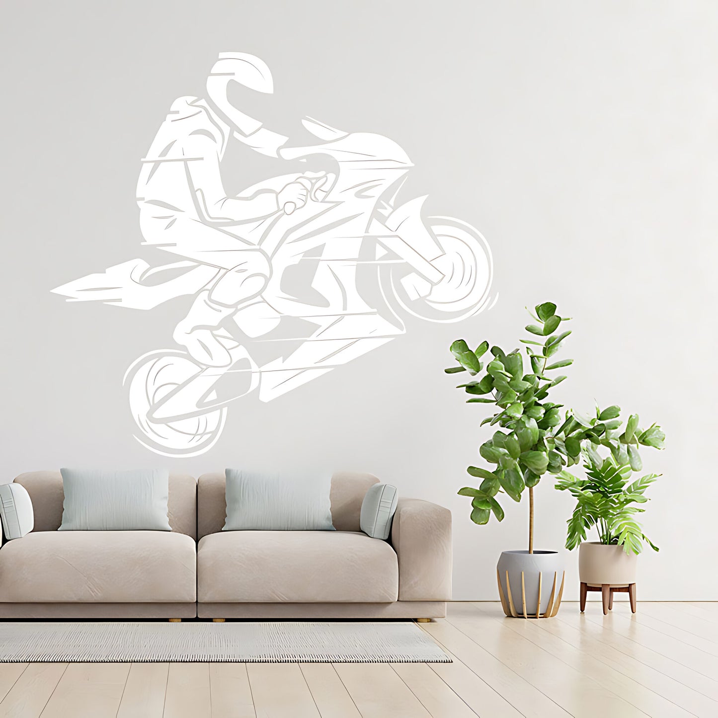 Motorbike Dirtbike Wall Sticker - Motocross Decal