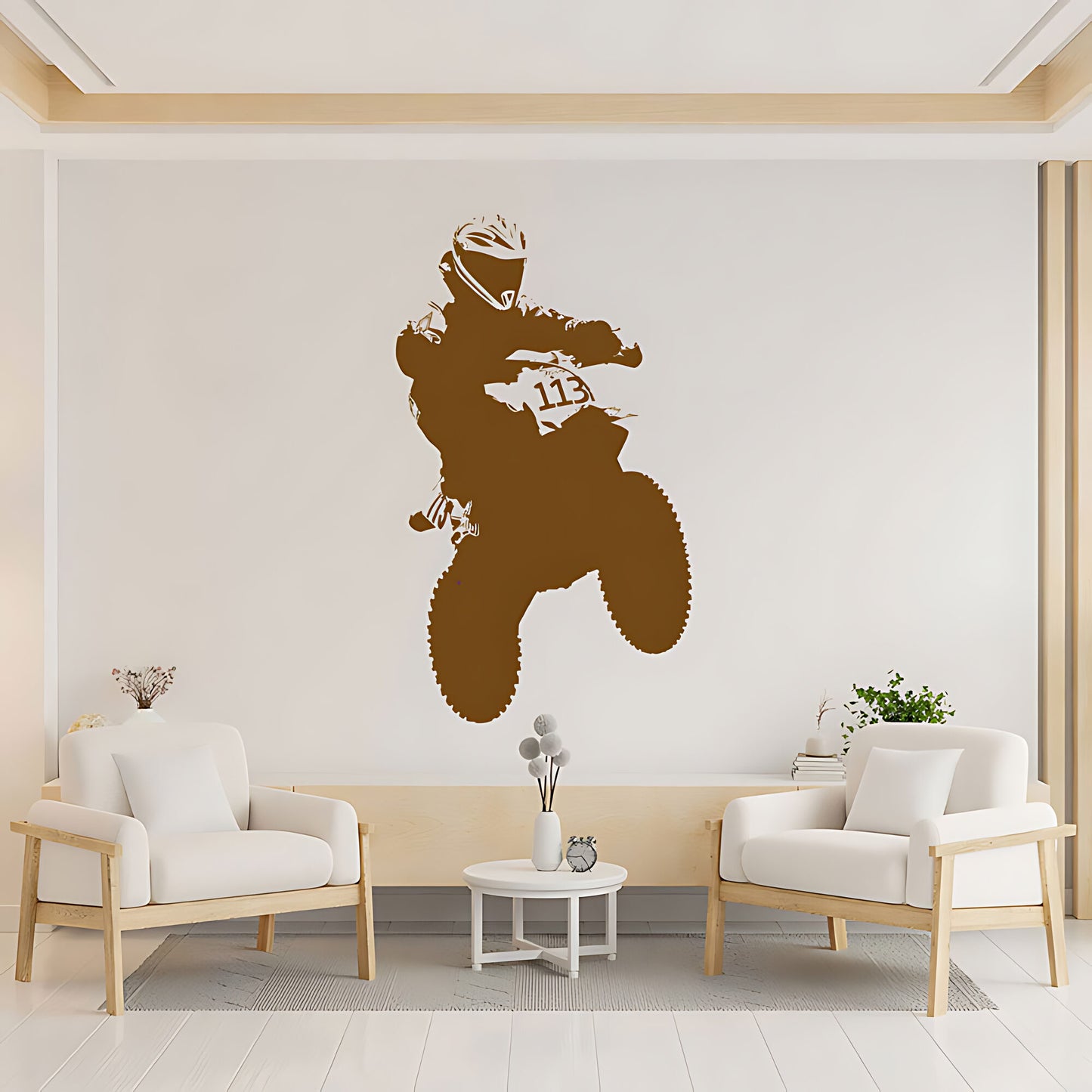 Motocross Dirt Motorbike Wall Sticker - Vinyl Art for Boys Room