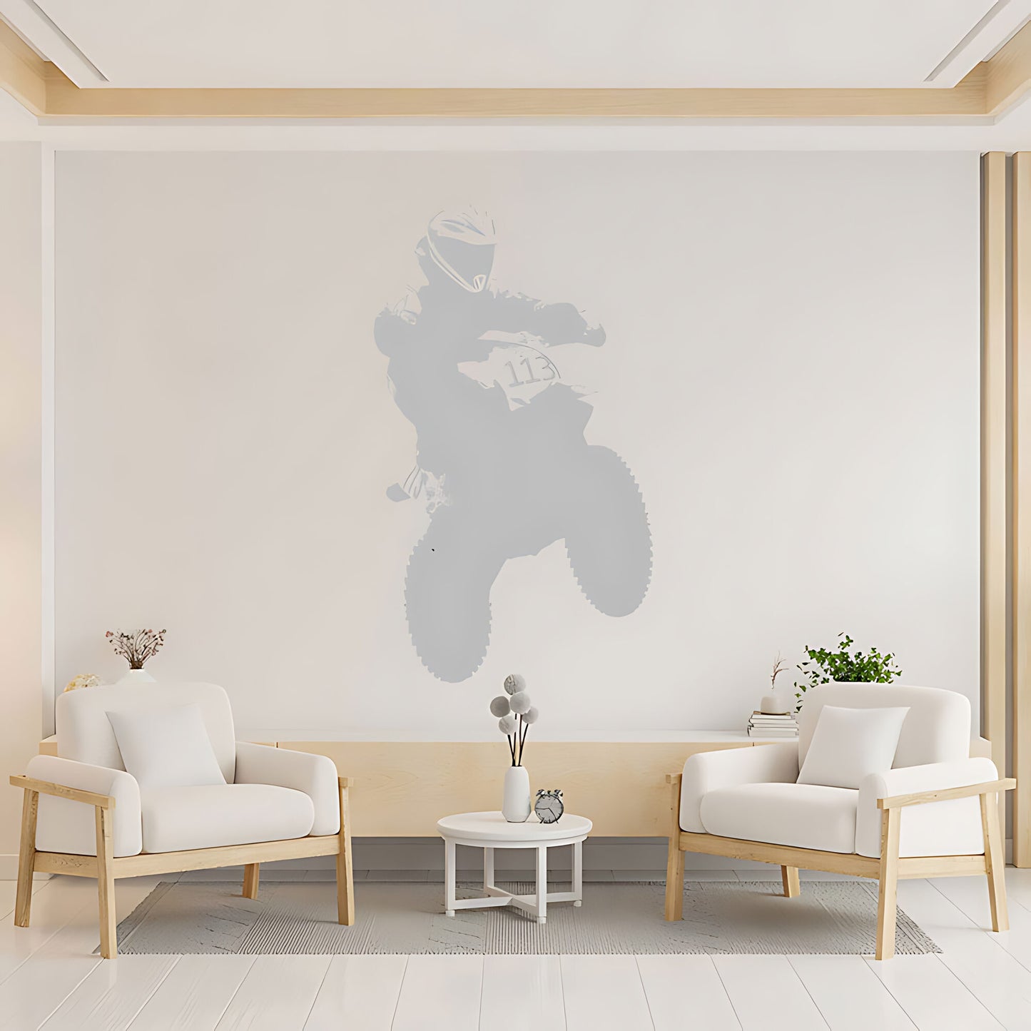 Motocross Dirt Motorbike Wall Sticker - Vinyl Art for Boys Room