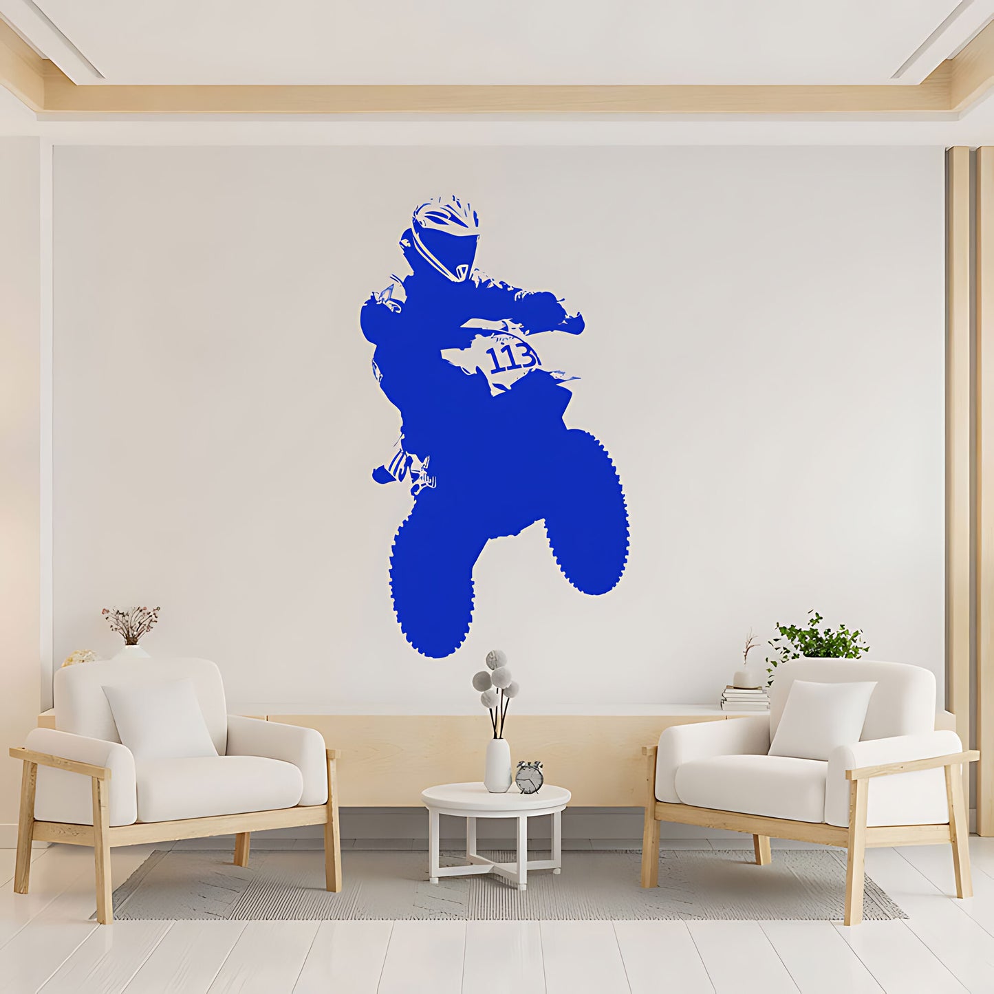 Motocross Dirt Motorbike Wall Sticker - Vinyl Art for Boys Room