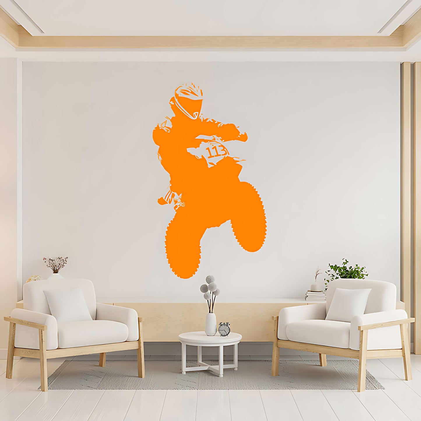 Motocross Dirt Motorbike Wall Sticker - Vinyl Art for Boys Room