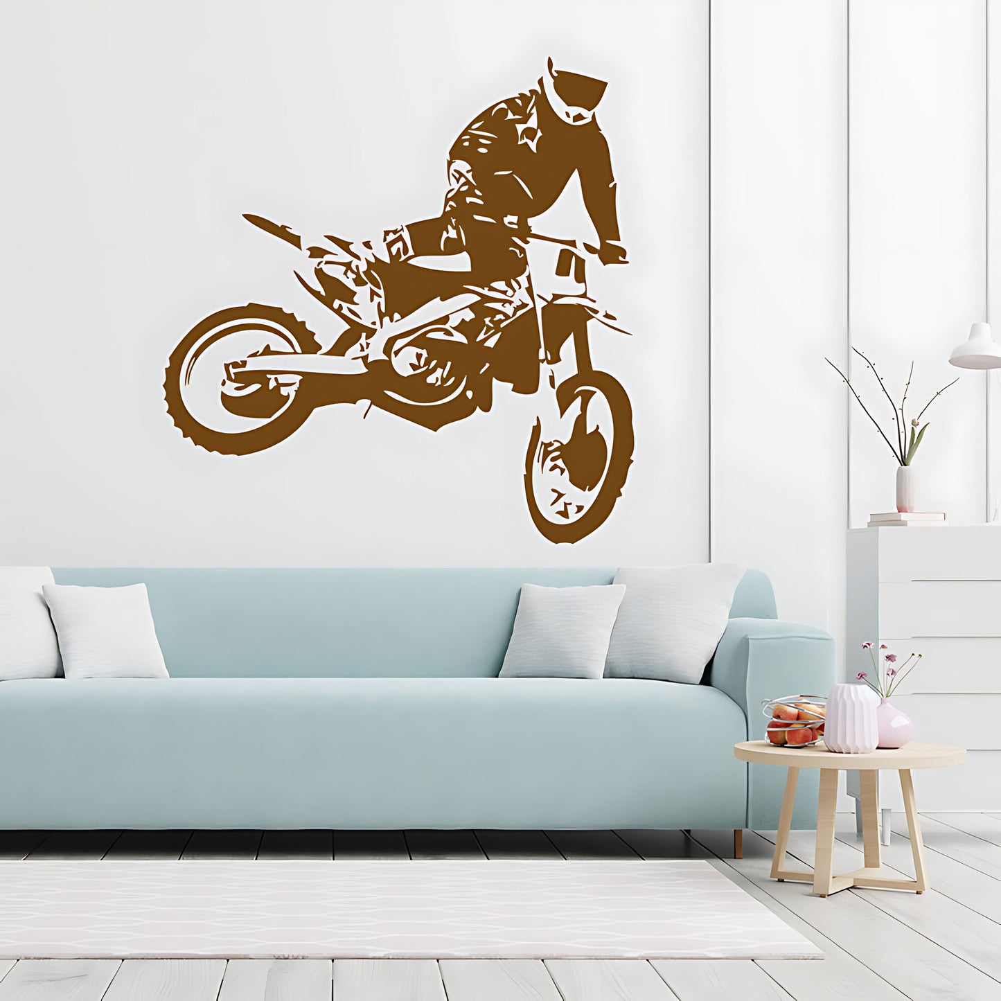 Motocross Dirt Bike Wall Sticker - Boys Bedroom Decal
