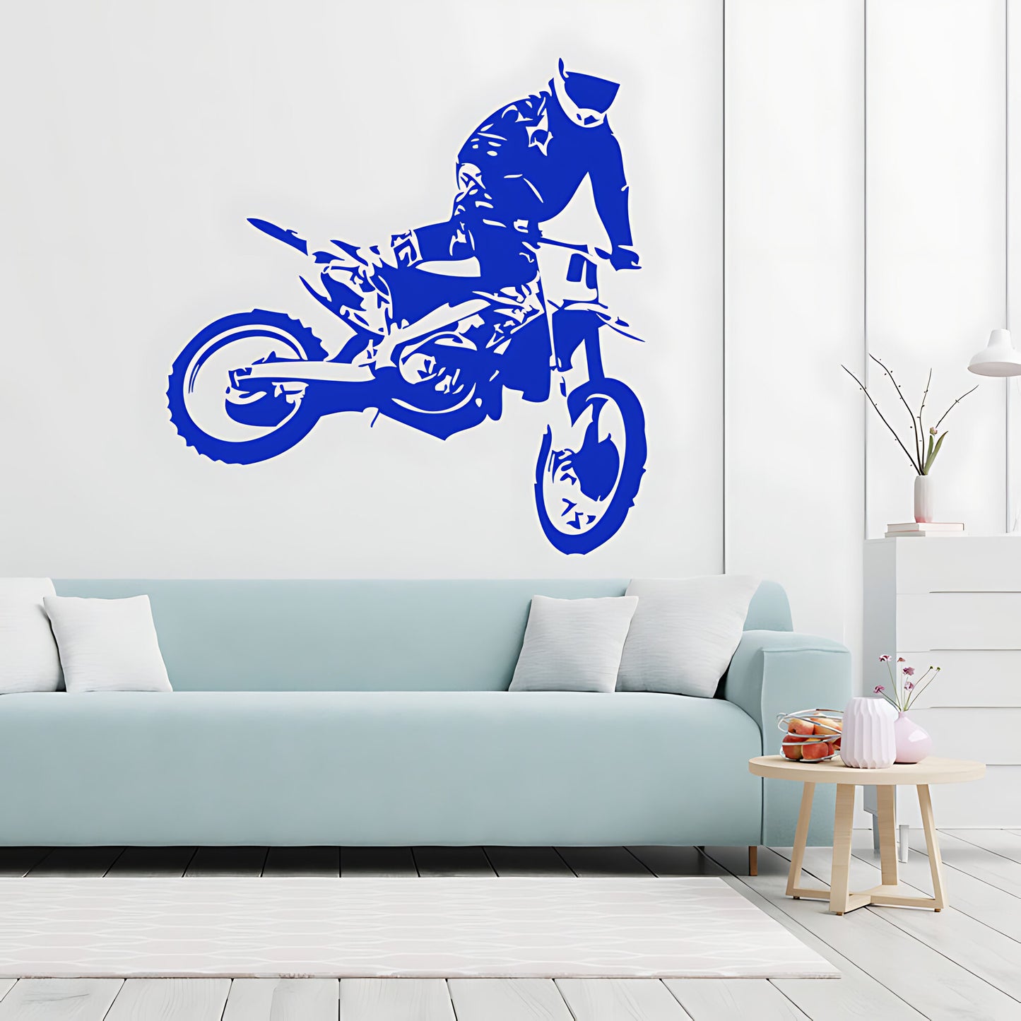 Motocross Dirt Bike Wall Sticker - Boys Bedroom Decal