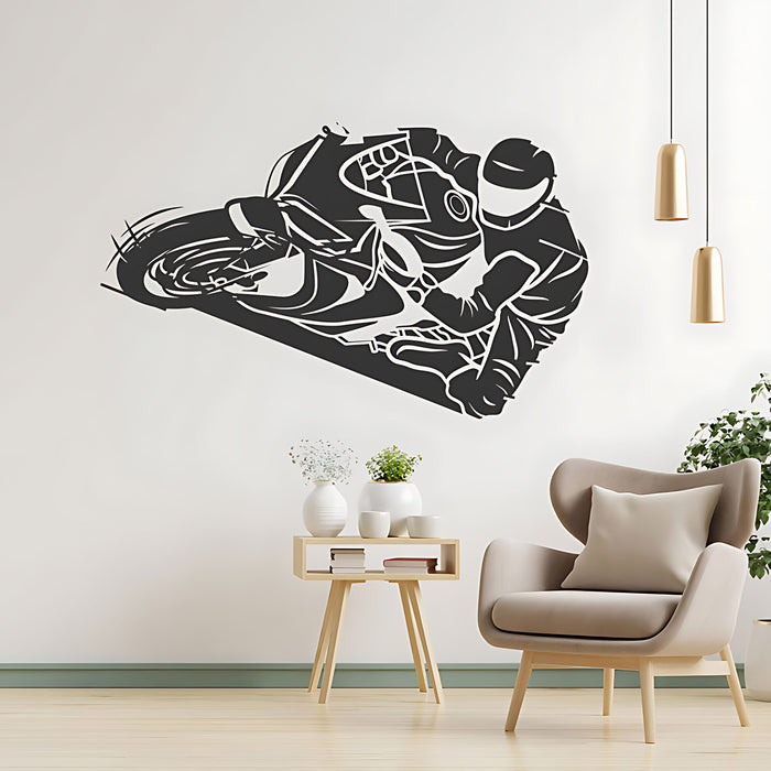 Dirt Motocross Wall Sticker - Boys Bedroom Decal