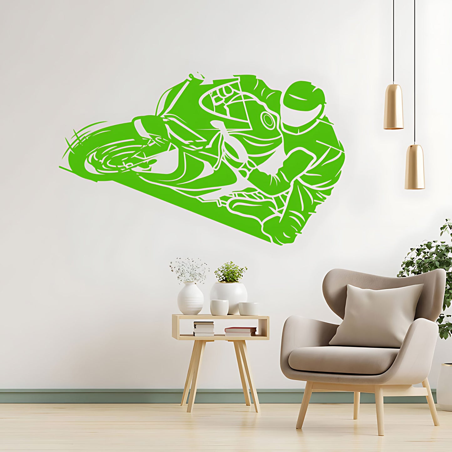 Dirt Motocross Wall Sticker - Boys Bedroom Decal