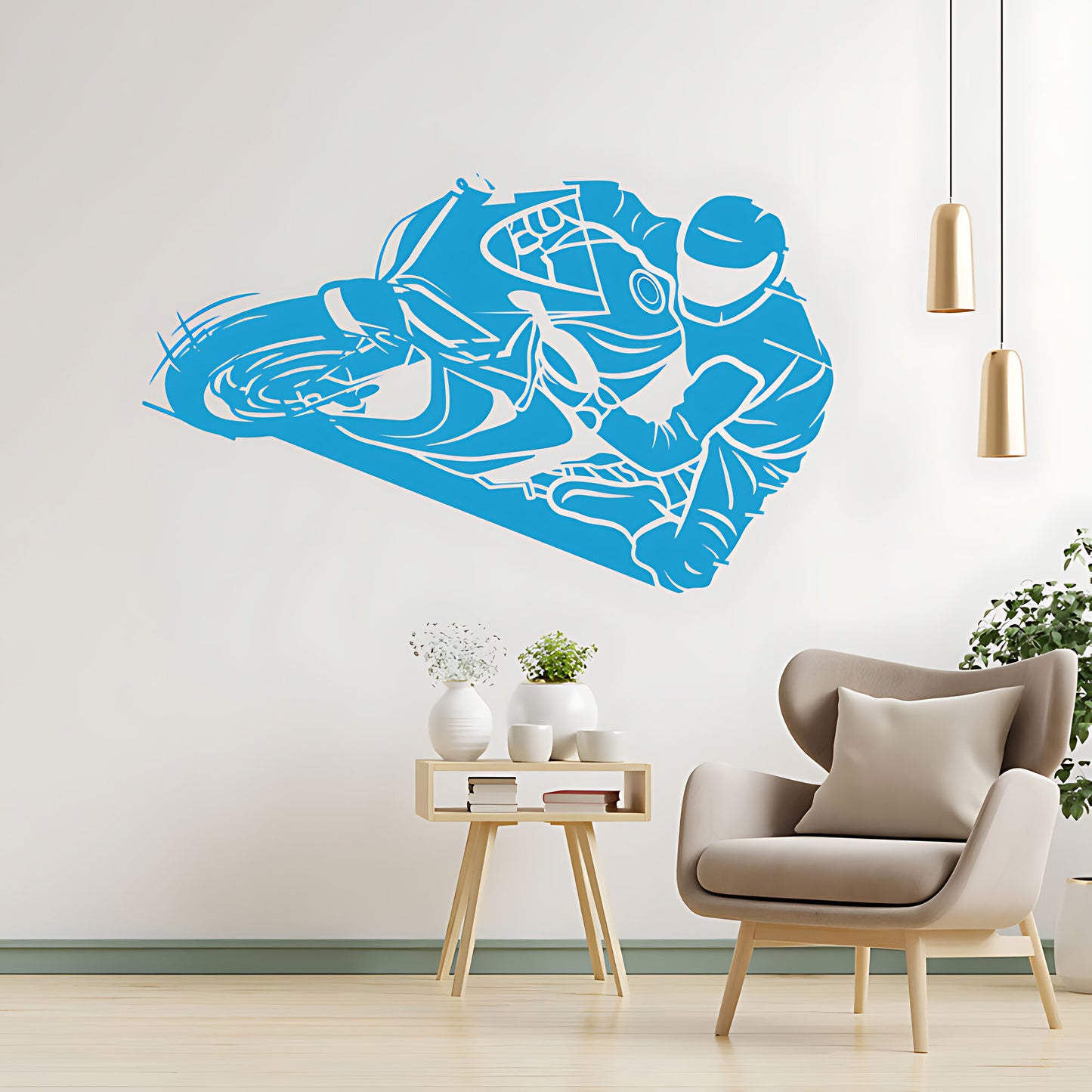 Dirt Motocross Wall Sticker - Boys Bedroom Decal