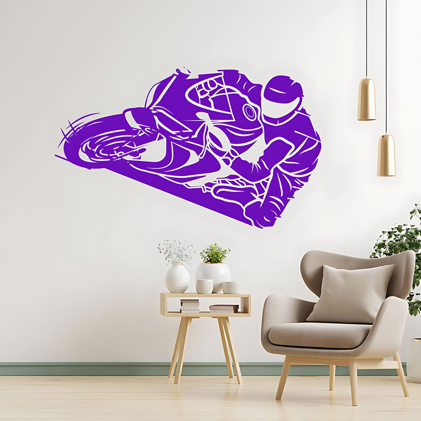 Dirt Motocross Wall Sticker - Boys Bedroom Decal