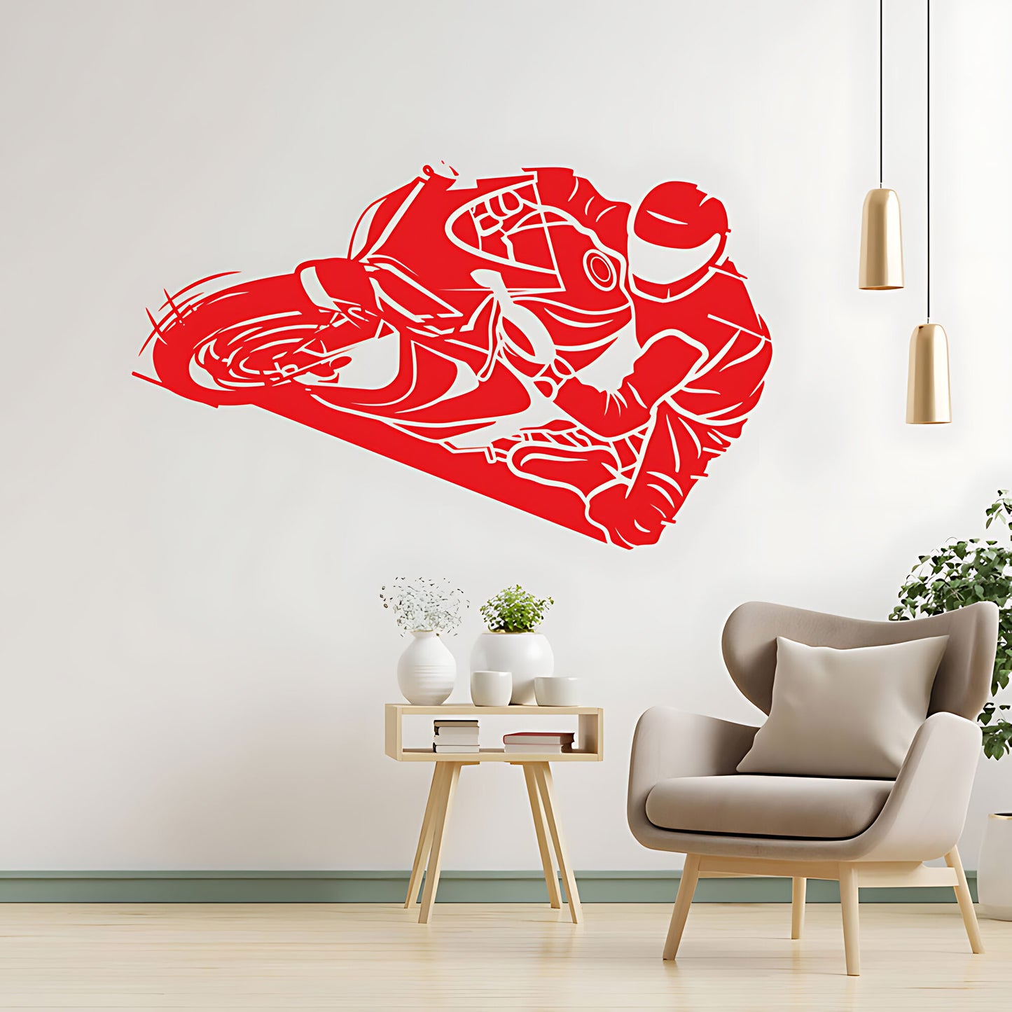 Dirt Motocross Wall Sticker - Boys Bedroom Decal