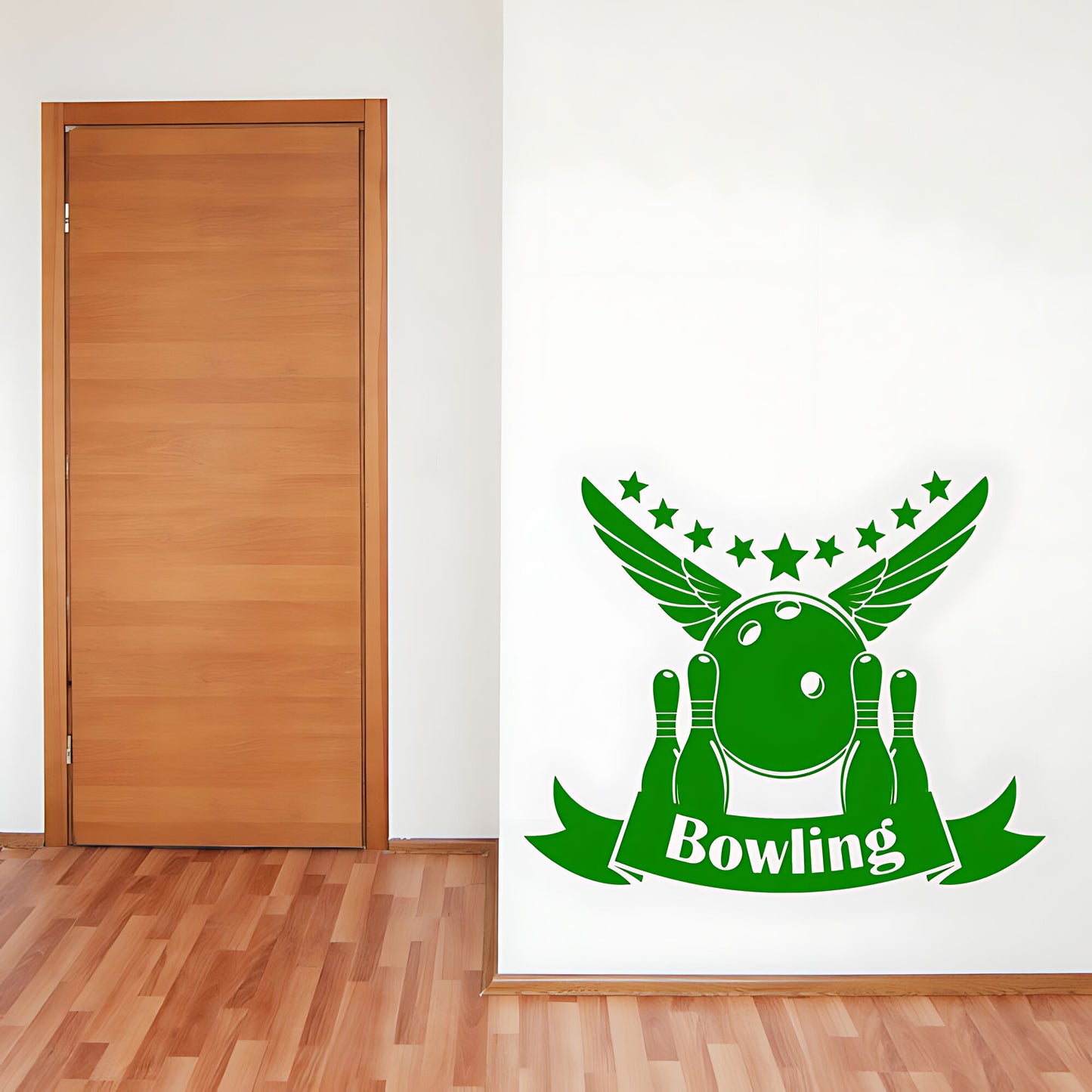 Bowling Wall Sticker - Ten Pin Strike Decal