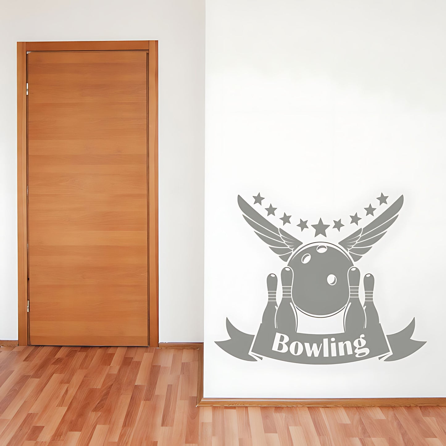 Bowling Wall Sticker - Ten Pin Strike Decal