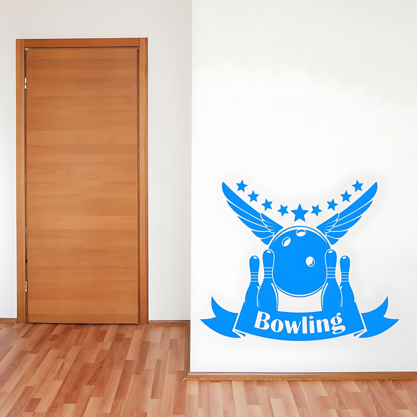 Bowling Wall Sticker - Ten Pin Strike Decal