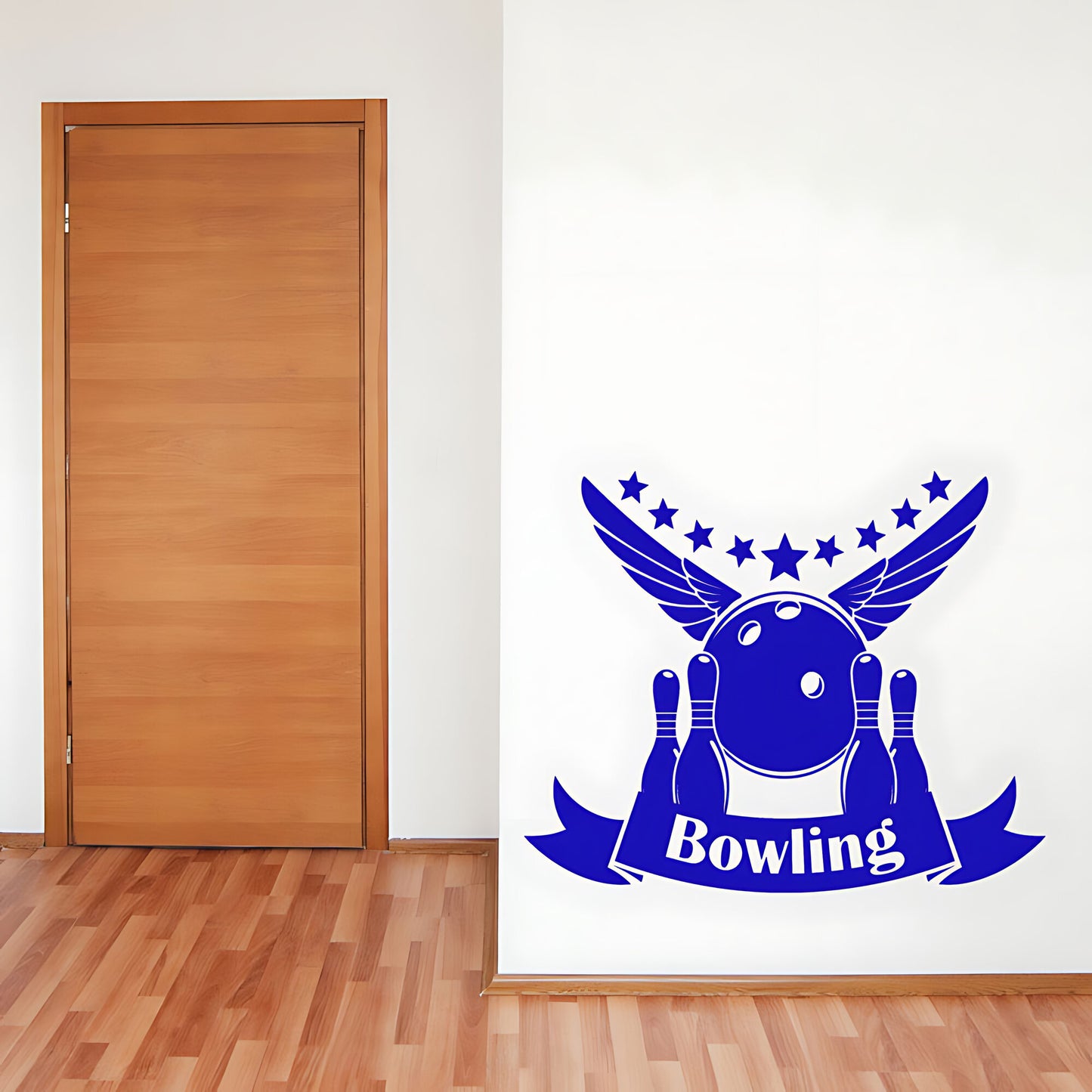 Bowling Wall Sticker - Ten Pin Strike Decal