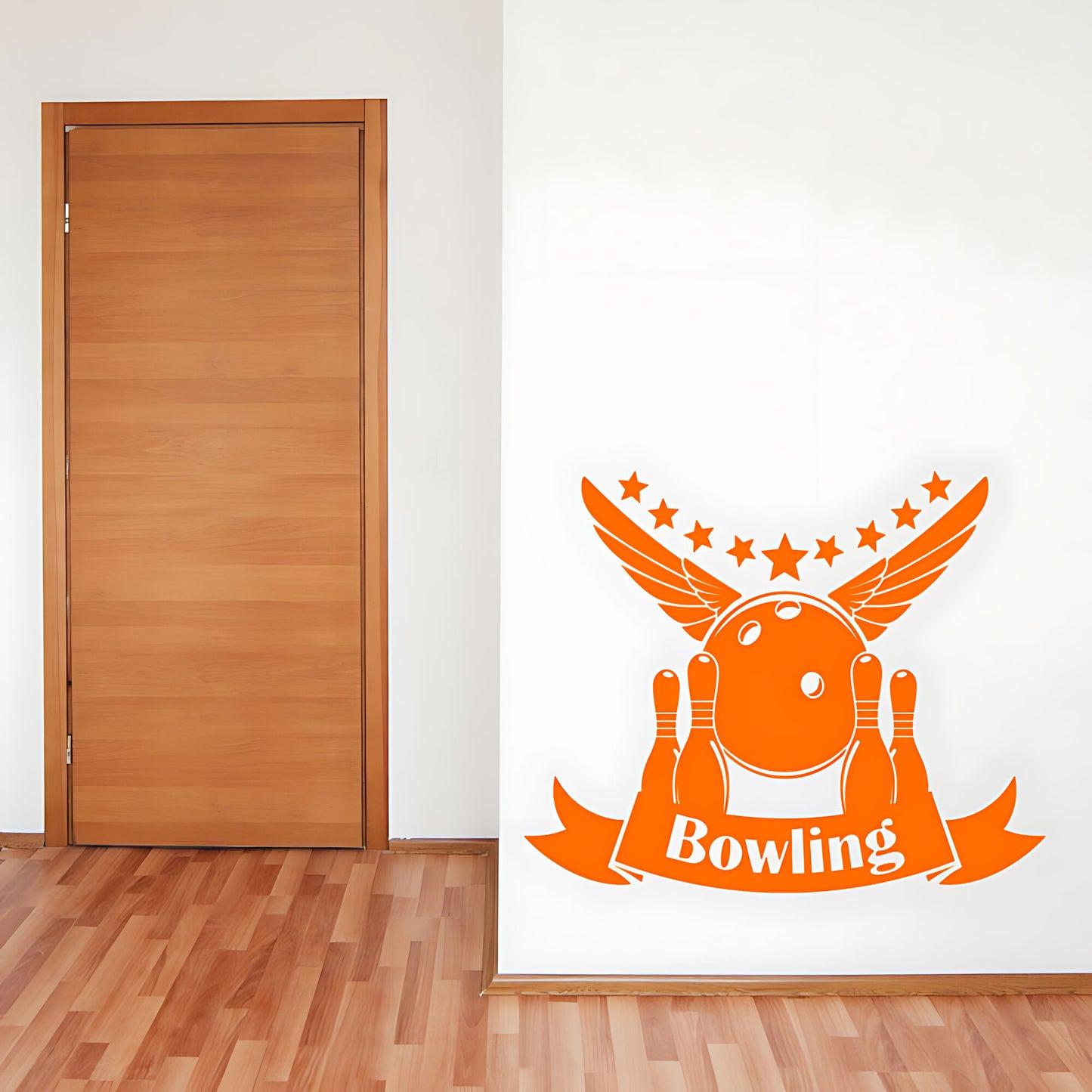 Bowling Wall Sticker - Ten Pin Strike Decal
