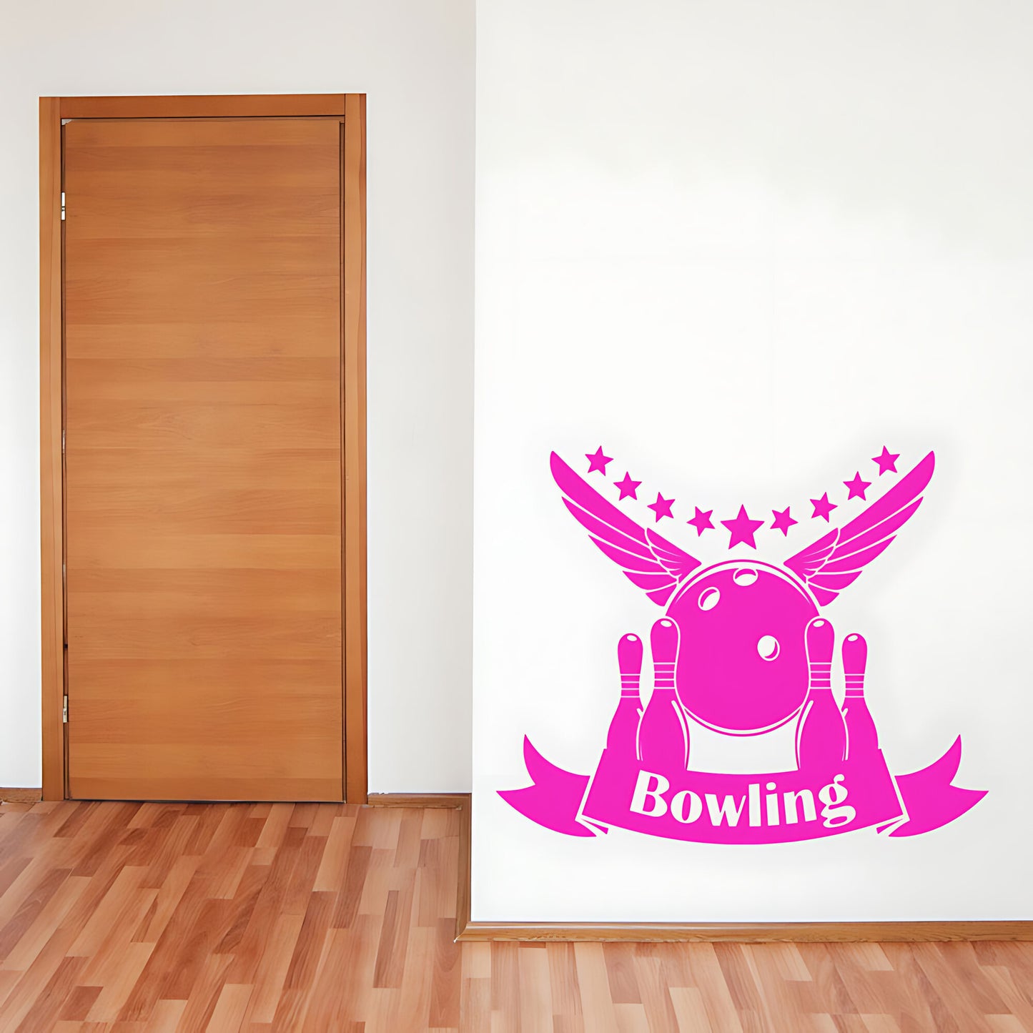 Bowling Wall Sticker - Ten Pin Strike Decal