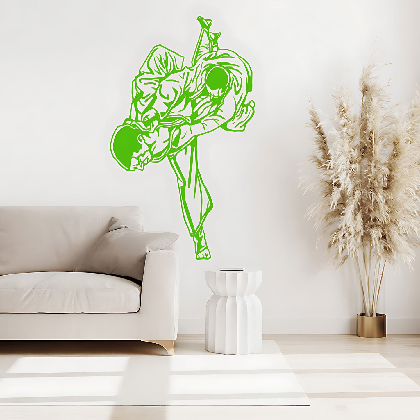 MMA Wall Sticker – Mixed Martial Arts Bold Typography Gym Decal