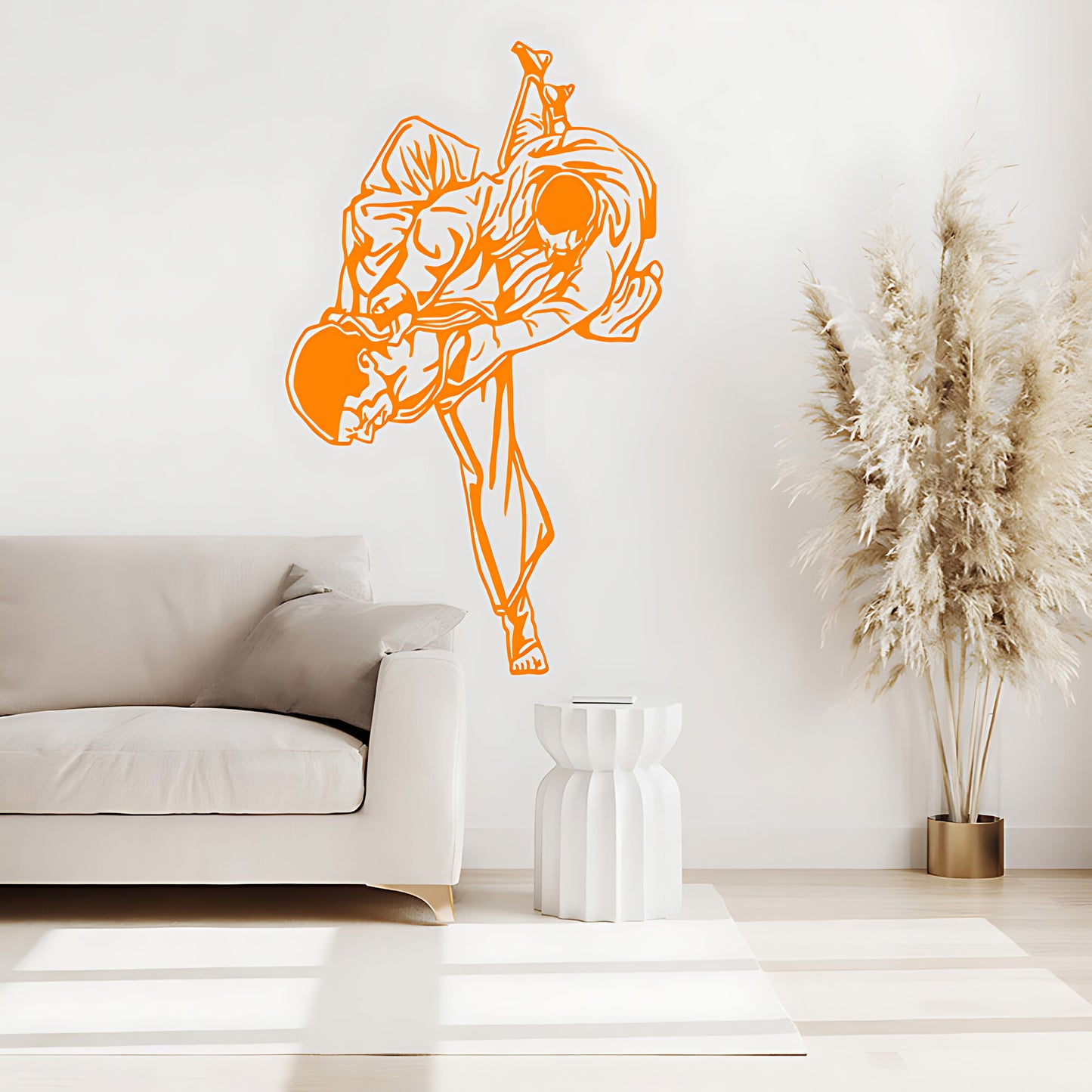 MMA Wall Sticker – Mixed Martial Arts Bold Typography Gym Decal