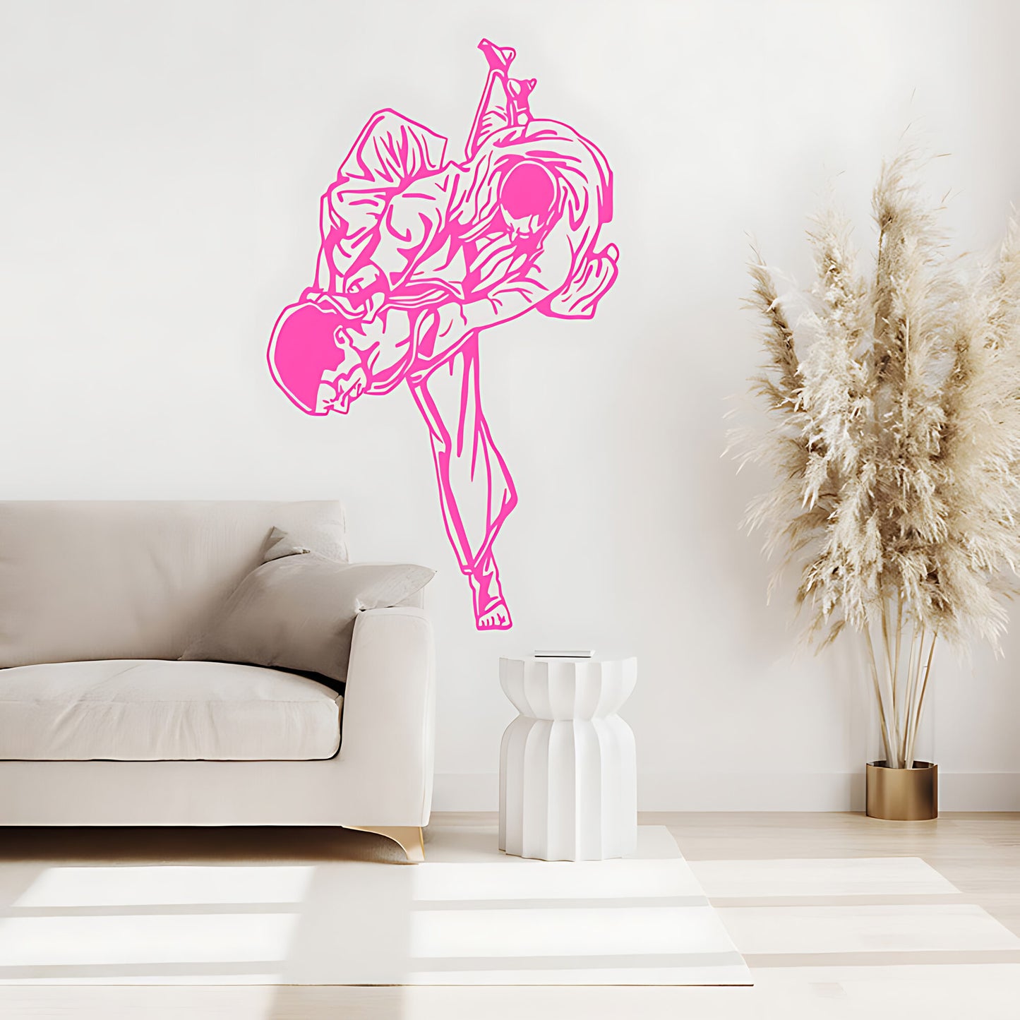 MMA Wall Sticker – Mixed Martial Arts Bold Typography Gym Decal