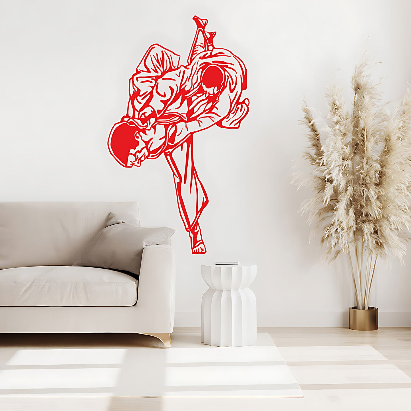 MMA Wall Sticker – Mixed Martial Arts Bold Typography Gym Decal