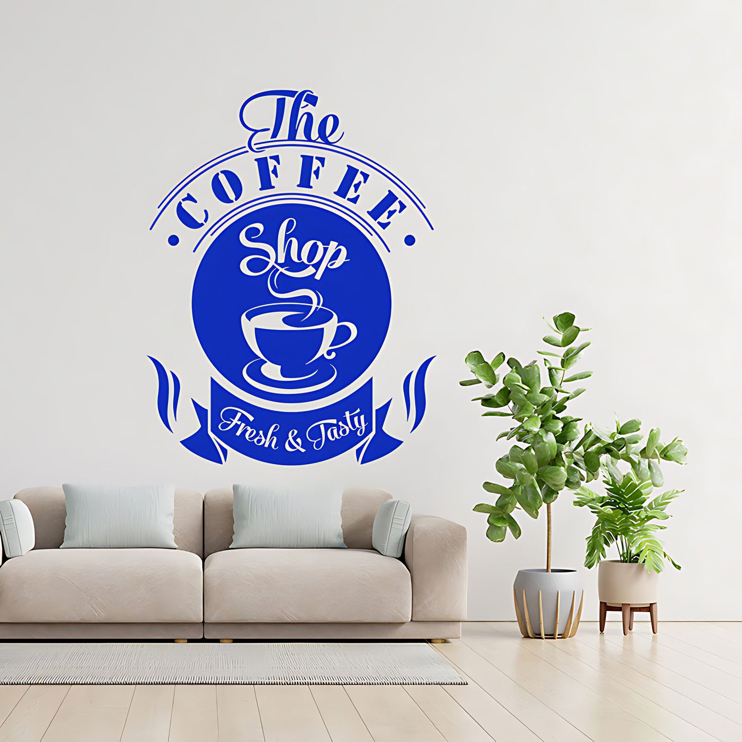 Coffee Shop Wall Art Sticker | Vinyl Decal for Restaurant & Cafe