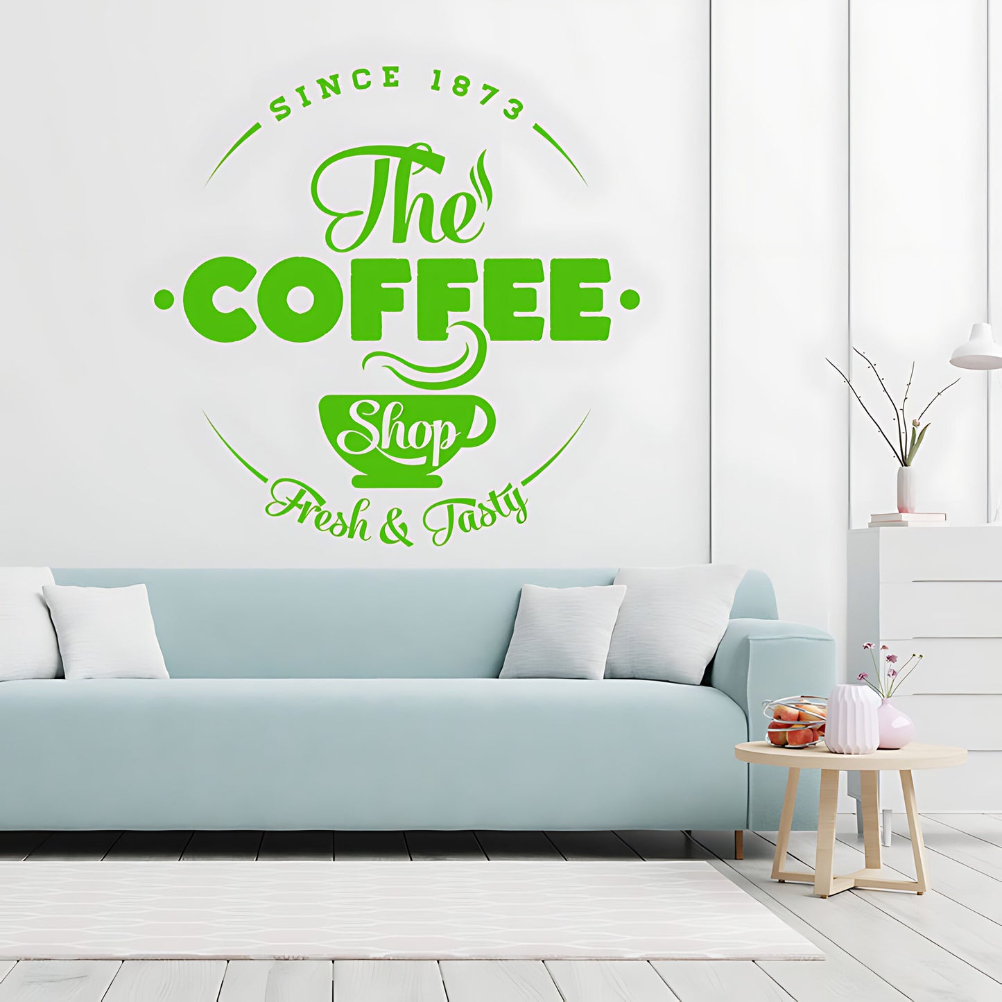 Coffee Shop Wall Art Sticker | Cafe & Restaurant Vinyl Decal Quote