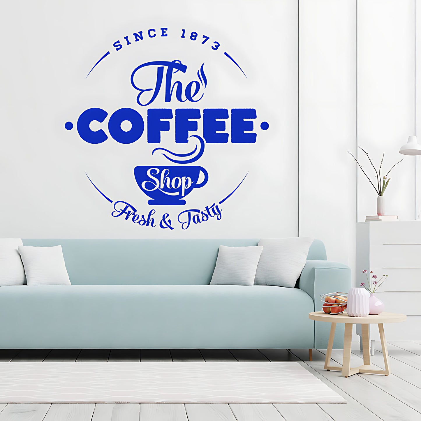 Coffee Shop Wall Art Sticker | Cafe & Restaurant Vinyl Decal Quote
