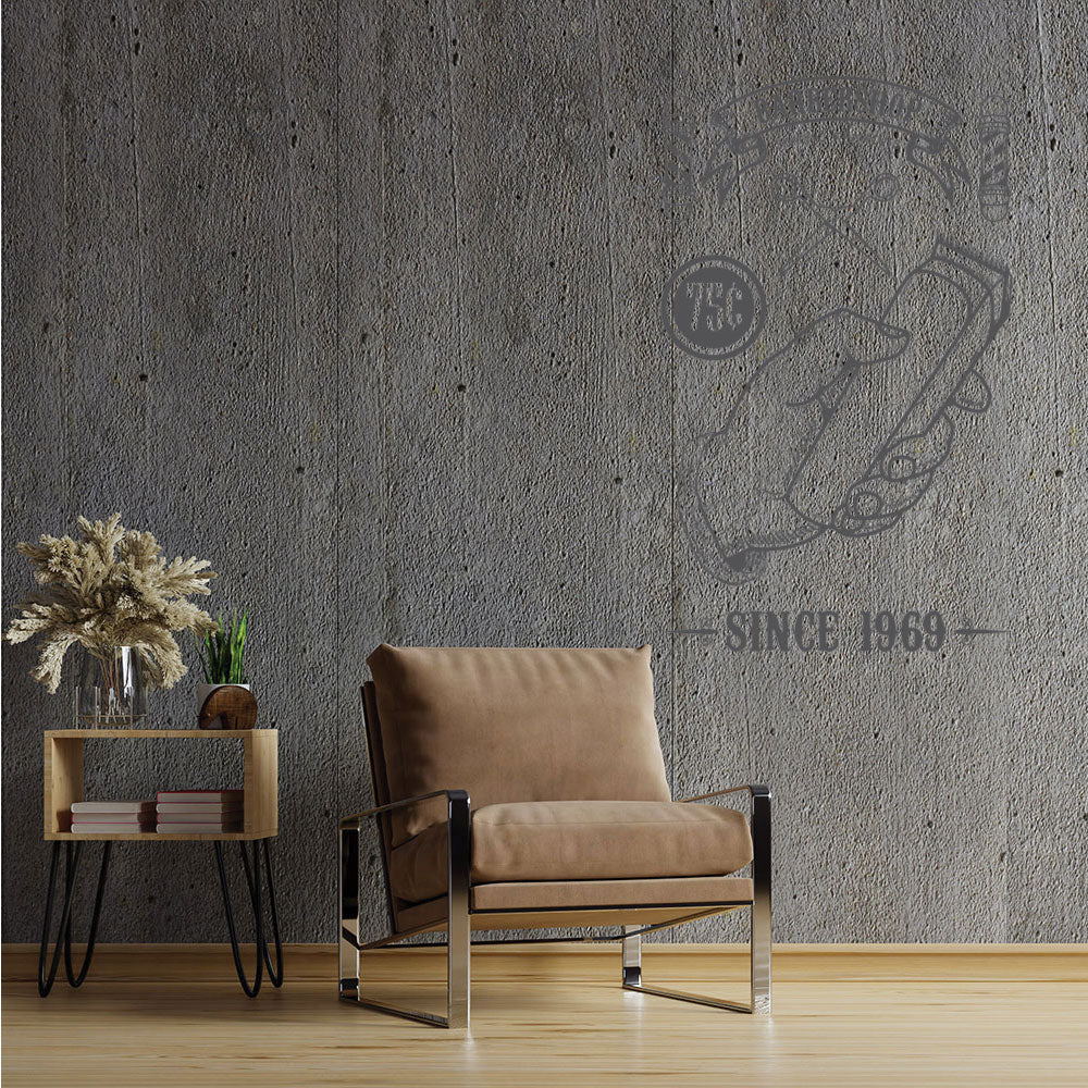 Custom Barbershop Wall Sticker – Vintage Shaving & Haircuts Est. Year