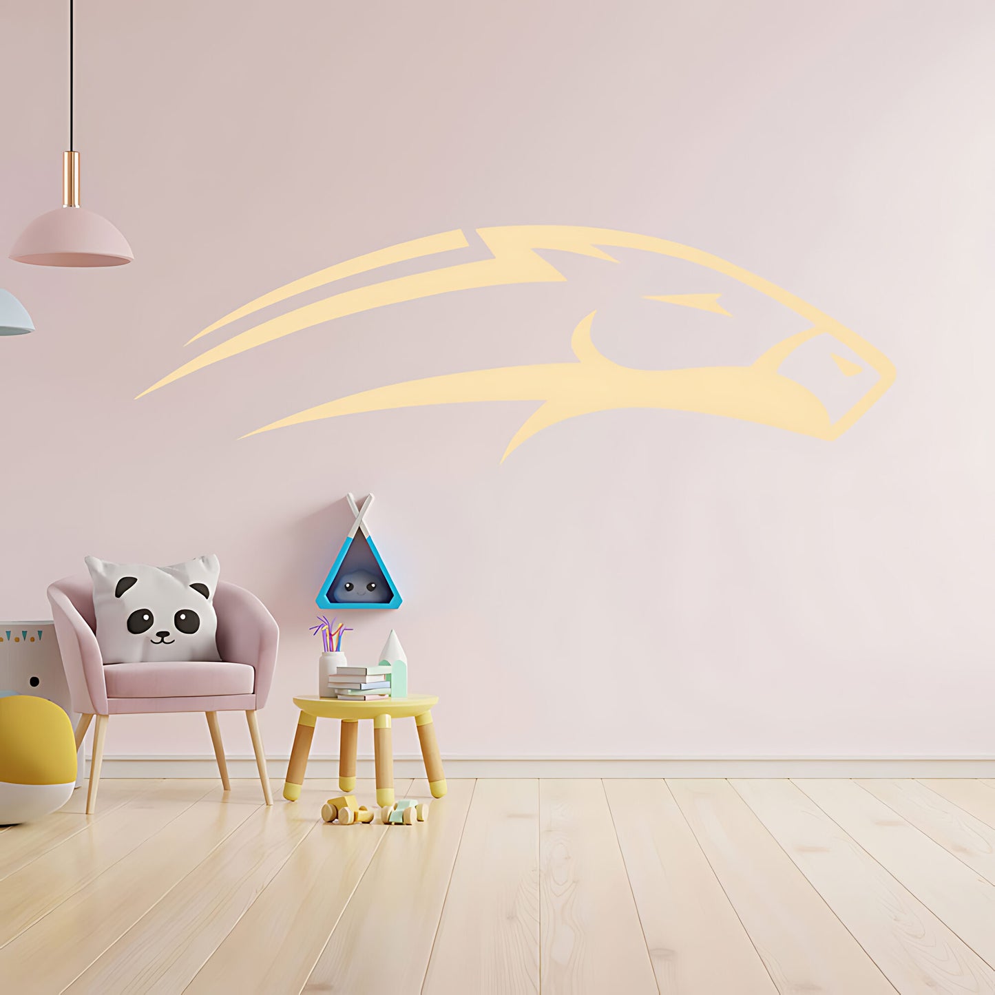 Horse Head Wall Sticker – Bold Mustang Silhouette Equestrian Vinyl Decal