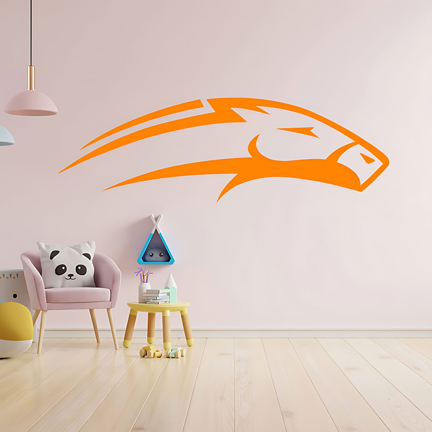 Horse Head Wall Sticker – Bold Mustang Silhouette Equestrian Vinyl Decal