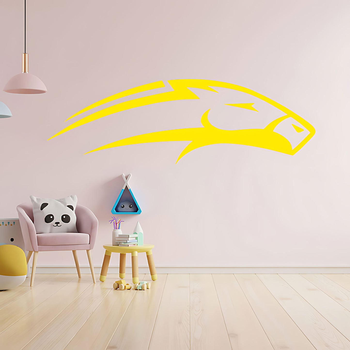 Horse Head Wall Sticker – Bold Mustang Silhouette Equestrian Vinyl Decal