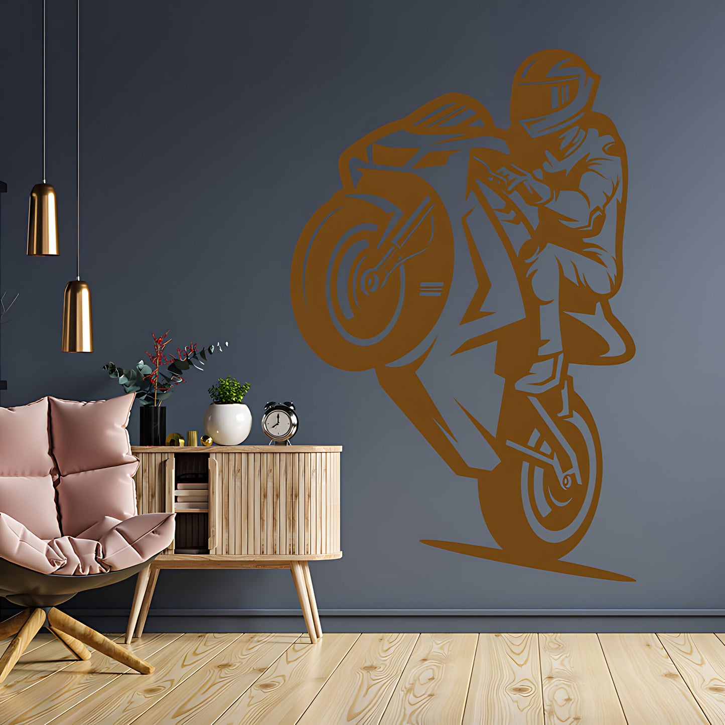 Motorbike Wall Sticker - Superbike Vinyl Art Decals for Vehicle Lovers