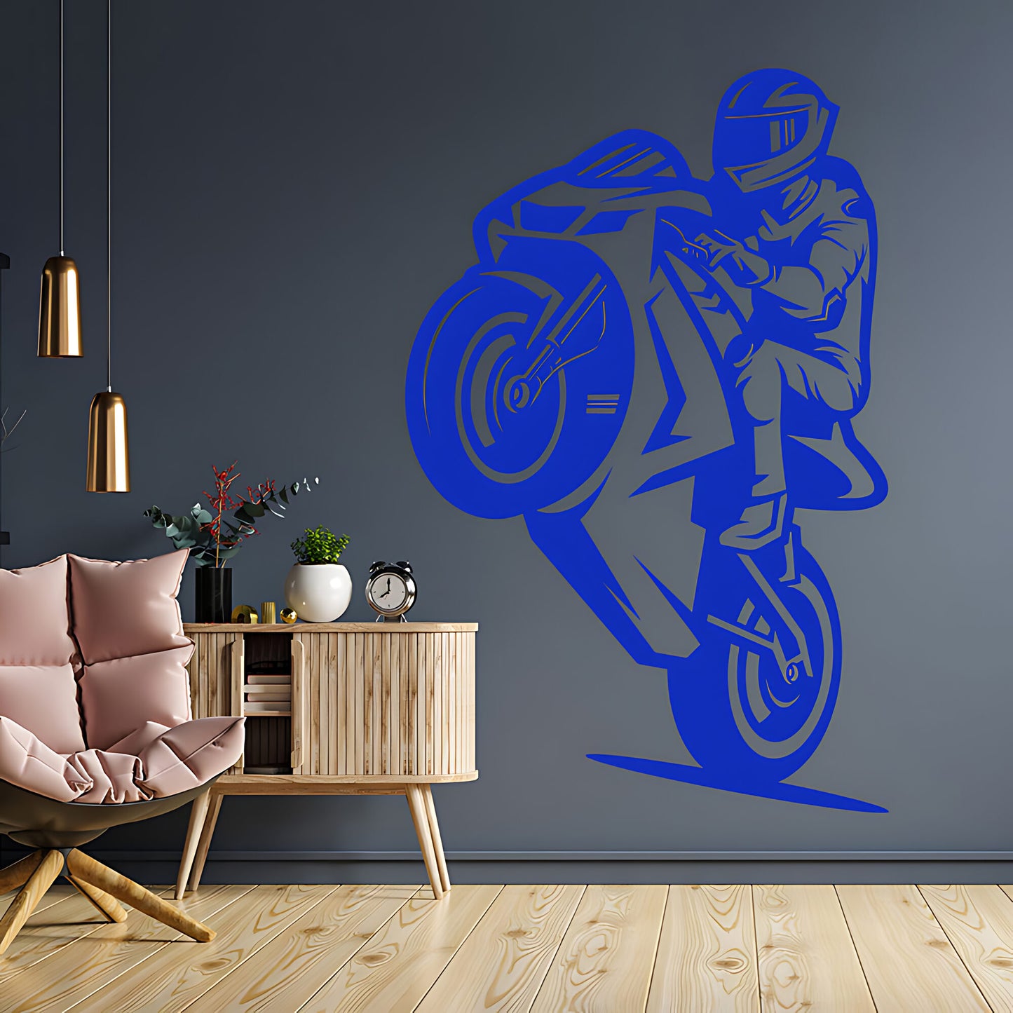 Motorbike Wall Sticker - Superbike Vinyl Art Decals for Vehicle Lovers