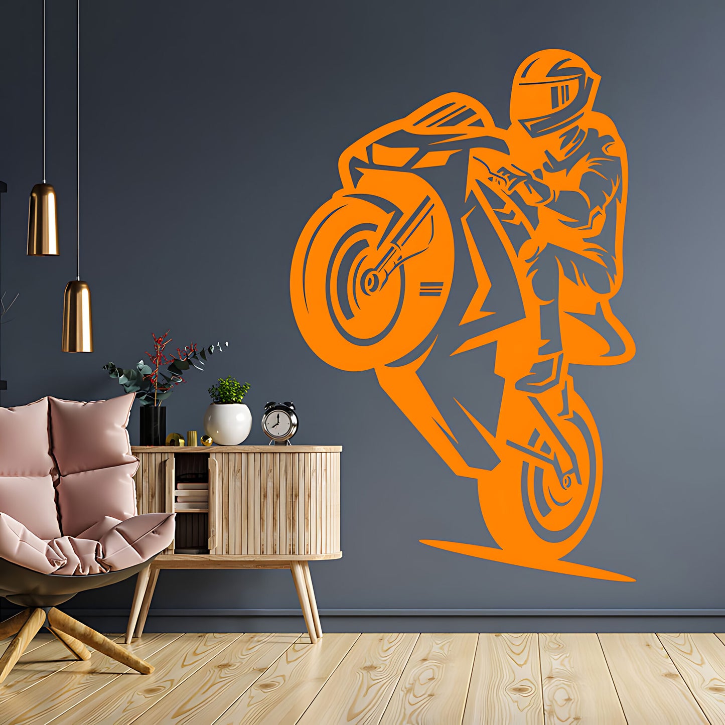 Motorbike Wall Sticker - Superbike Vinyl Art Decals for Vehicle Lovers