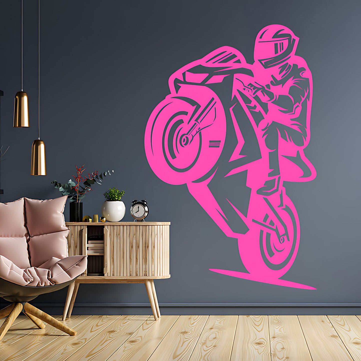Motorbike Wall Sticker - Superbike Vinyl Art Decals for Vehicle Lovers
