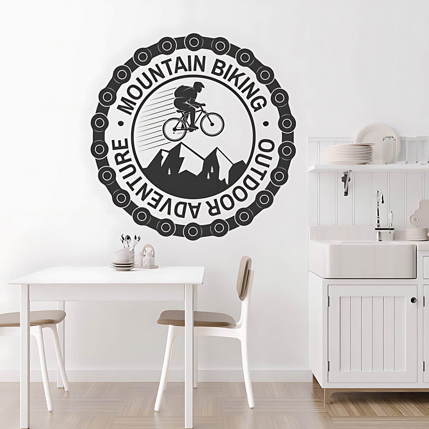 Cycling Wall Sticker - Bike Vinyl Decal