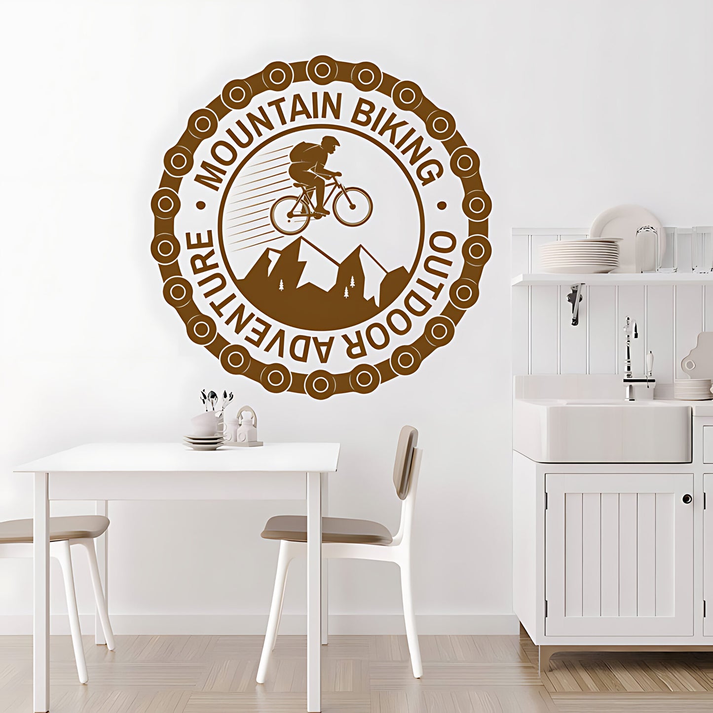 Cycling Wall Sticker - Bike Vinyl Decal