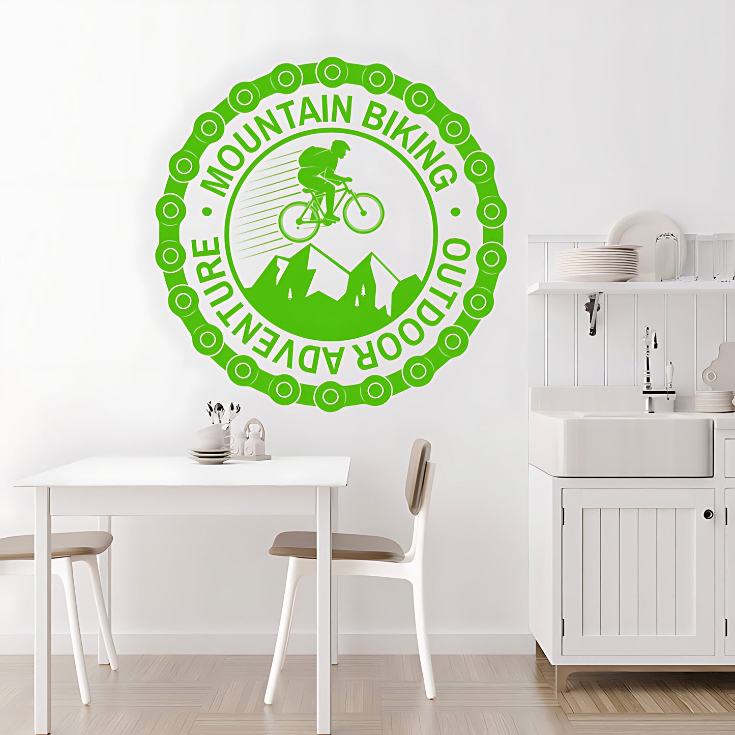 Cycling Wall Sticker - Bike Vinyl Decal