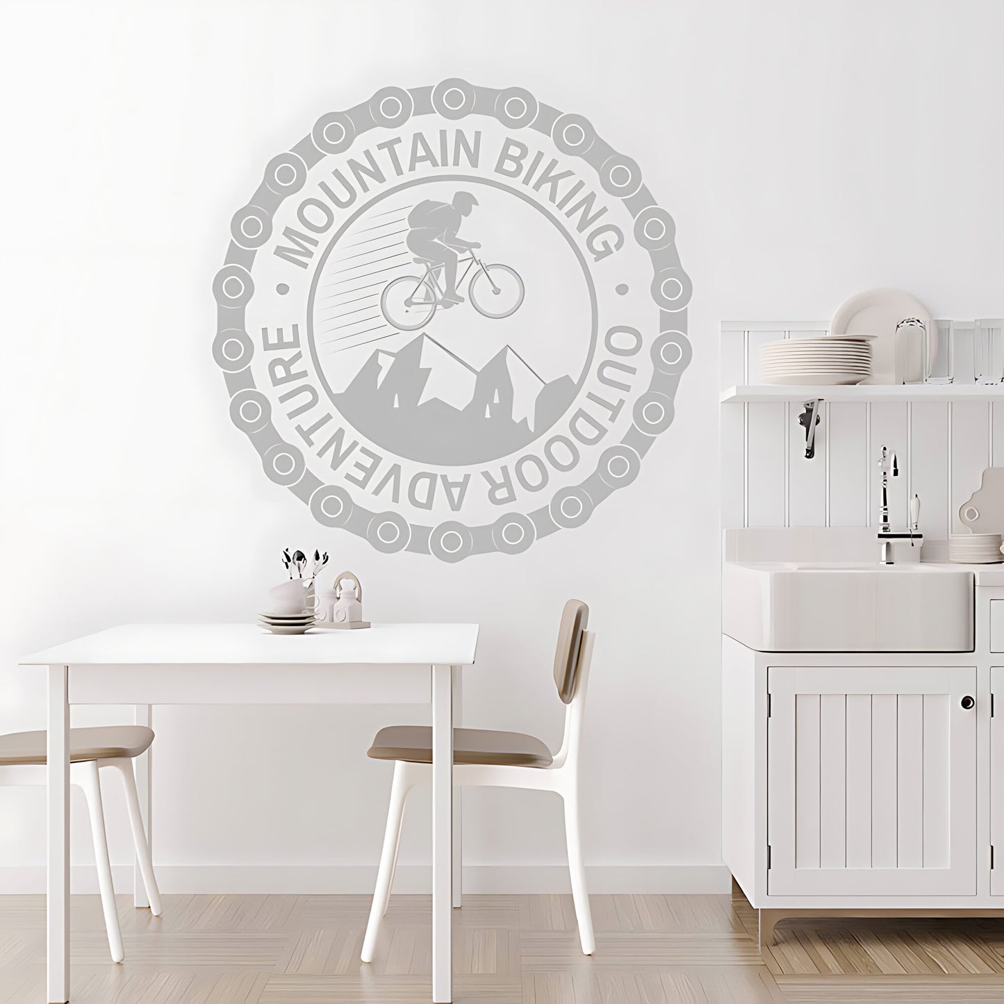 Cycling Wall Sticker - Bike Vinyl Decal