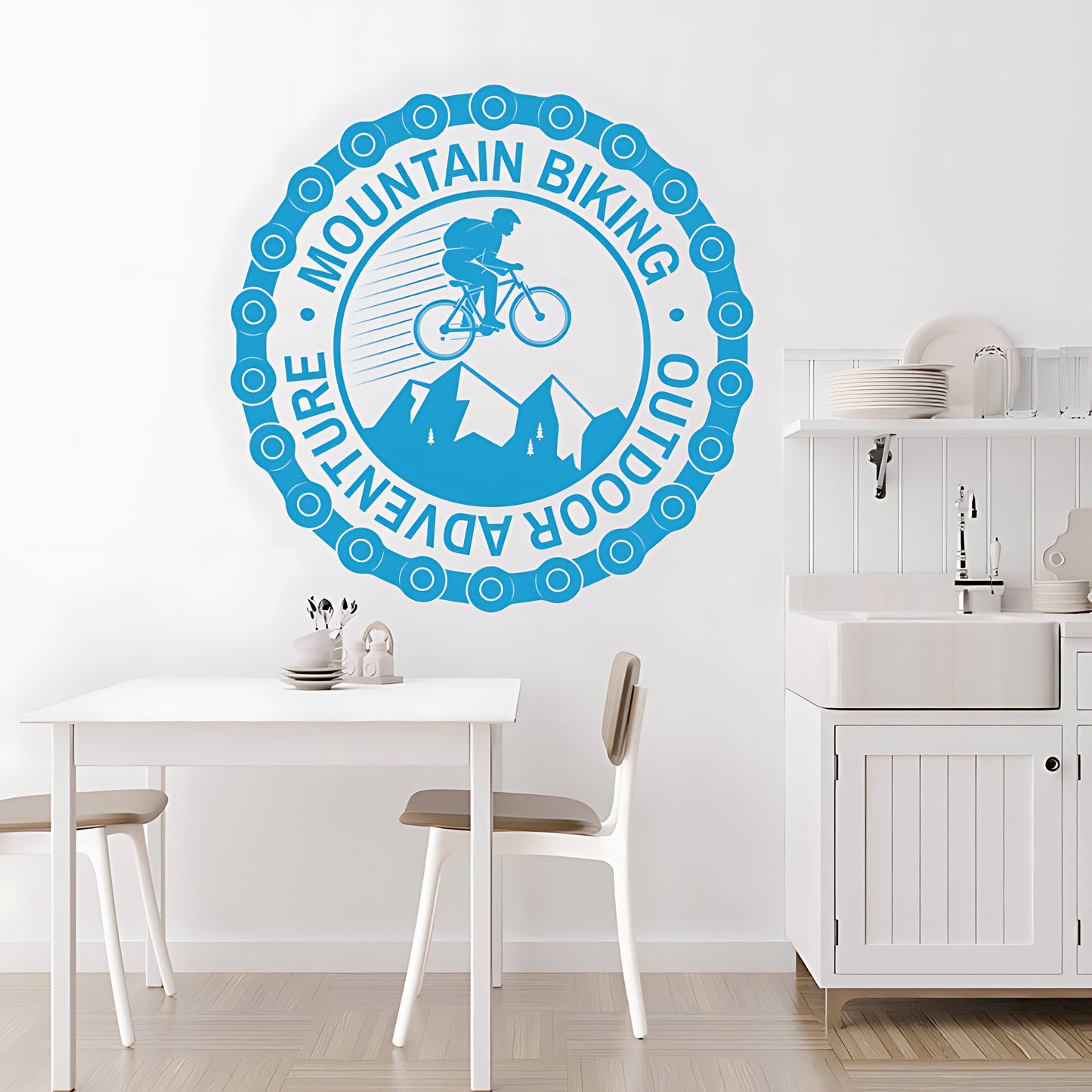 Cycling Wall Sticker - Bike Vinyl Decal