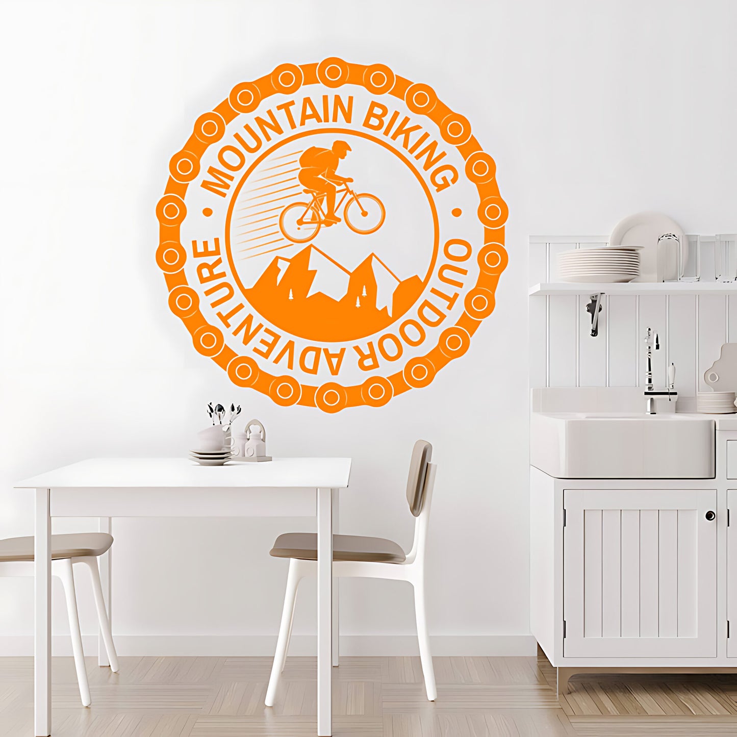 Cycling Wall Sticker - Bike Vinyl Decal