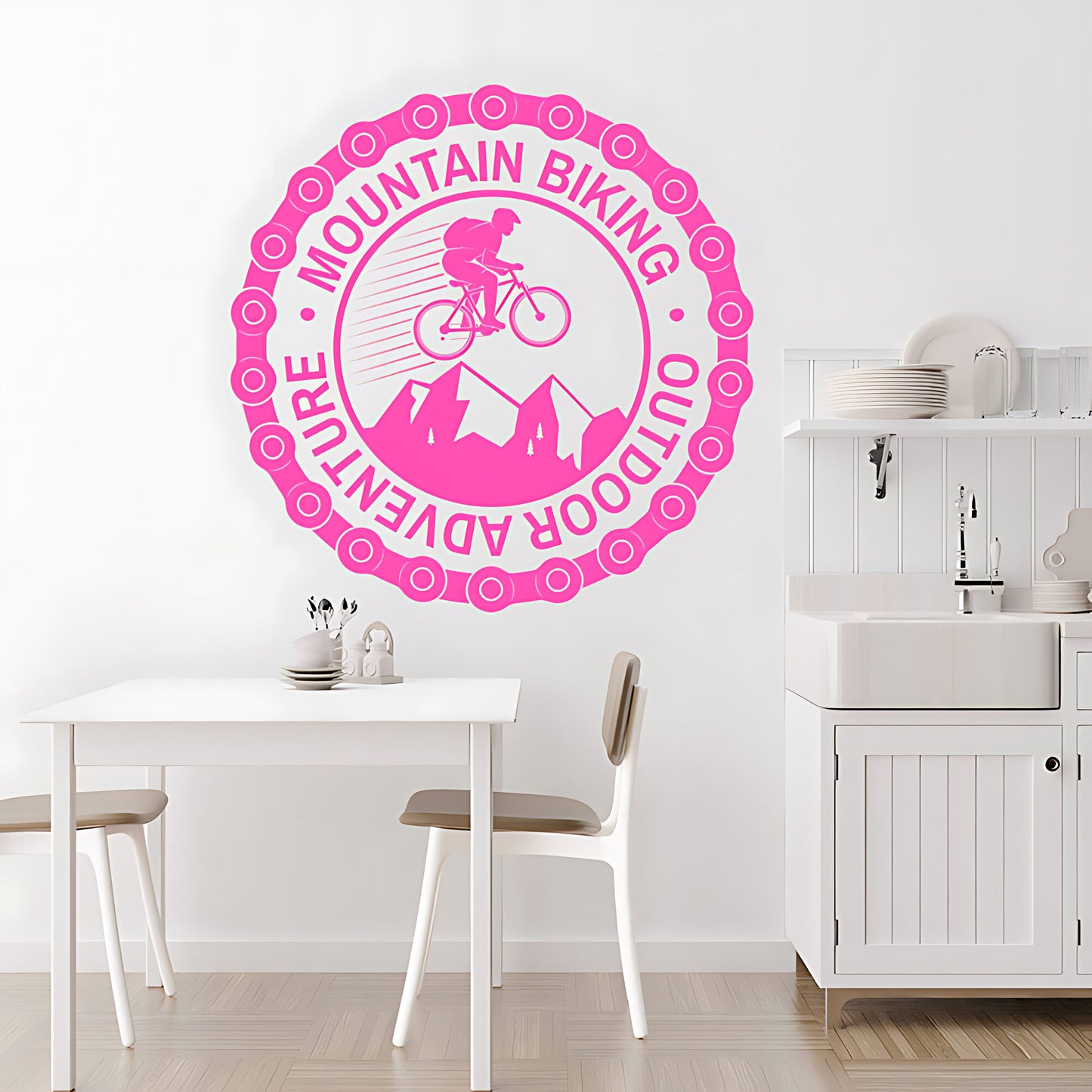 Cycling Wall Sticker - Bike Vinyl Decal