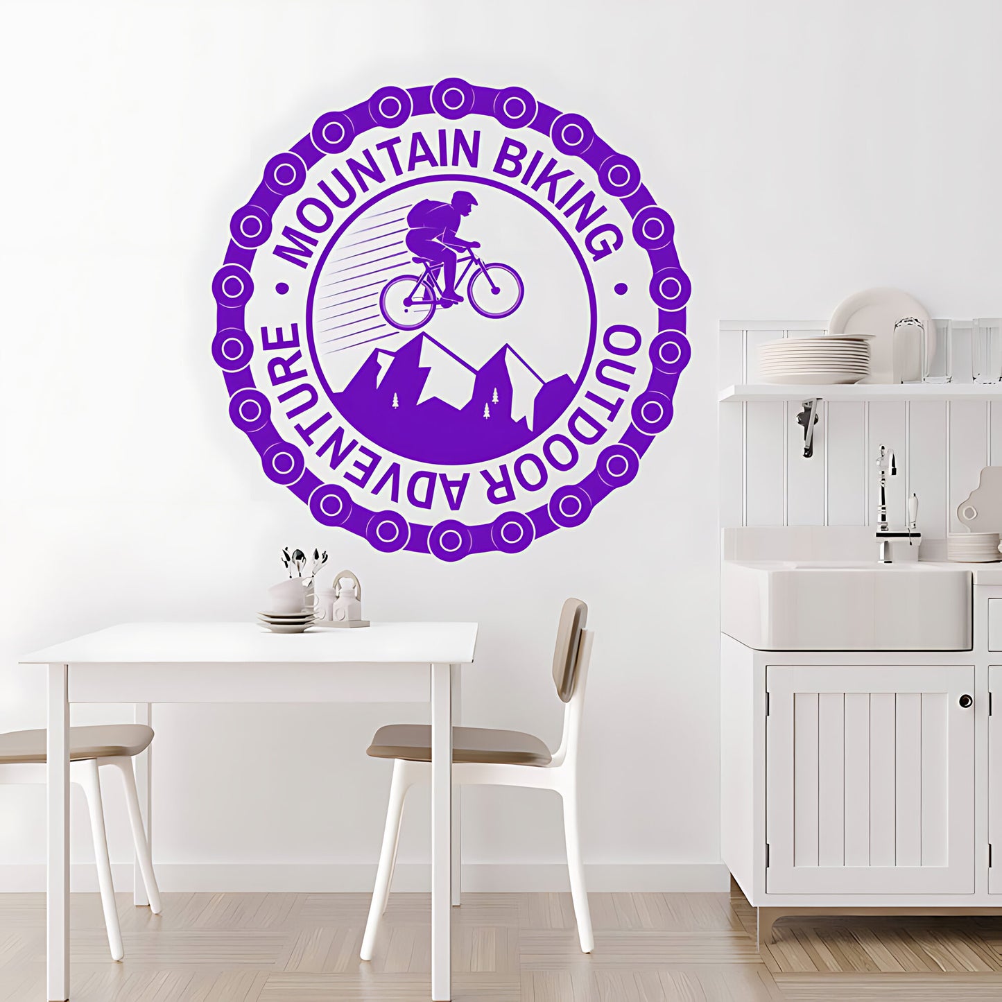 Cycling Wall Sticker - Bike Vinyl Decal