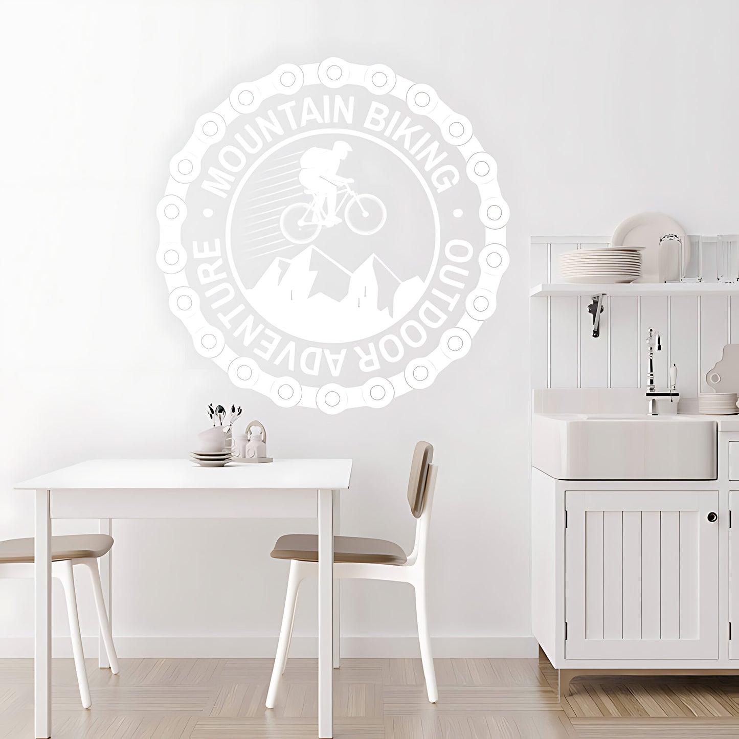 Cycling Wall Sticker - Bike Vinyl Decal