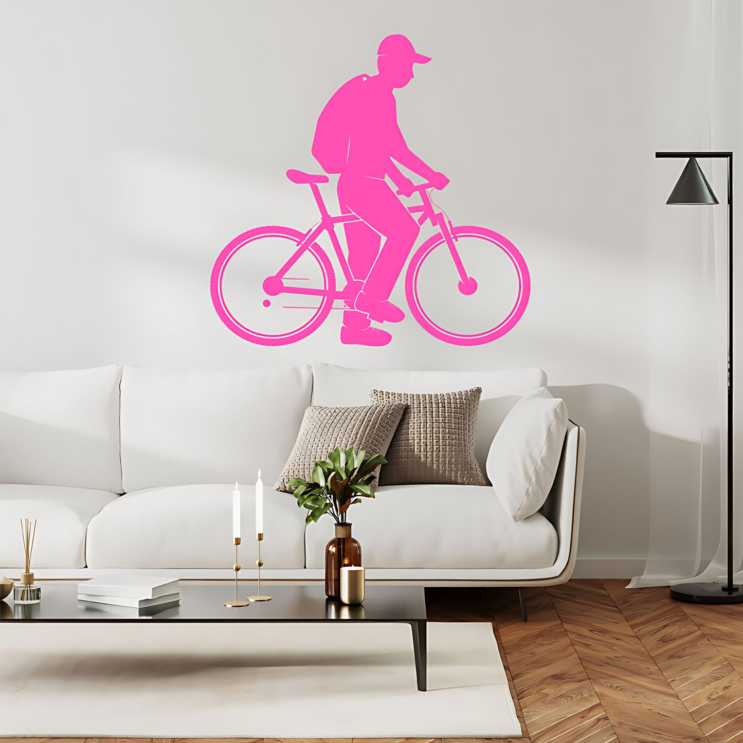 Bicycle Racing Wall Sticker