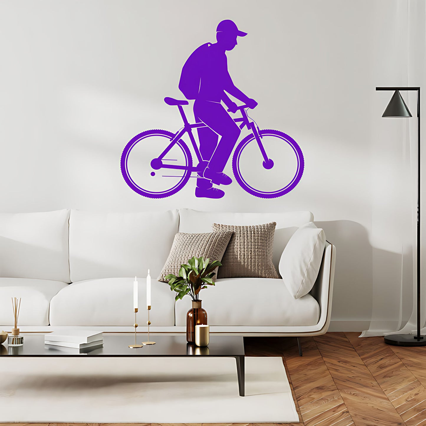 Bicycle Racing Wall Sticker