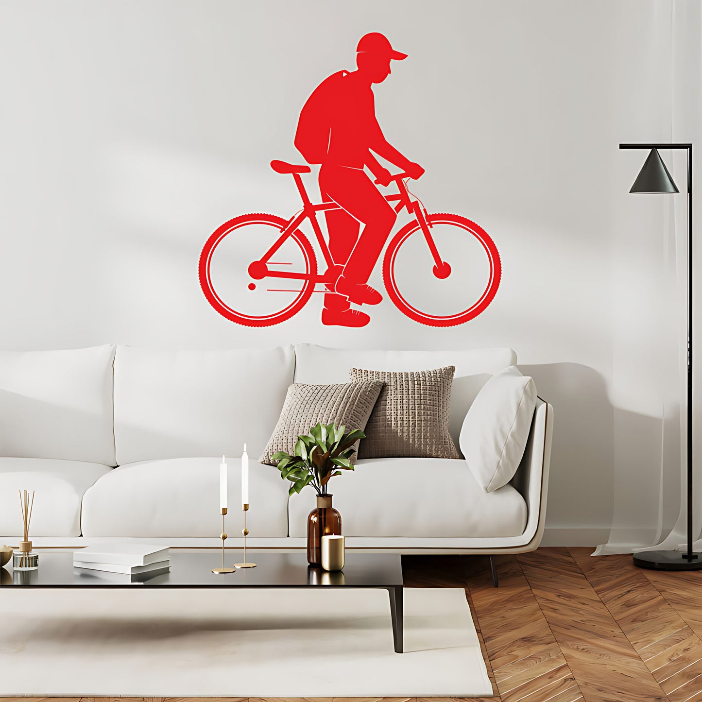 Bicycle Racing Wall Sticker
