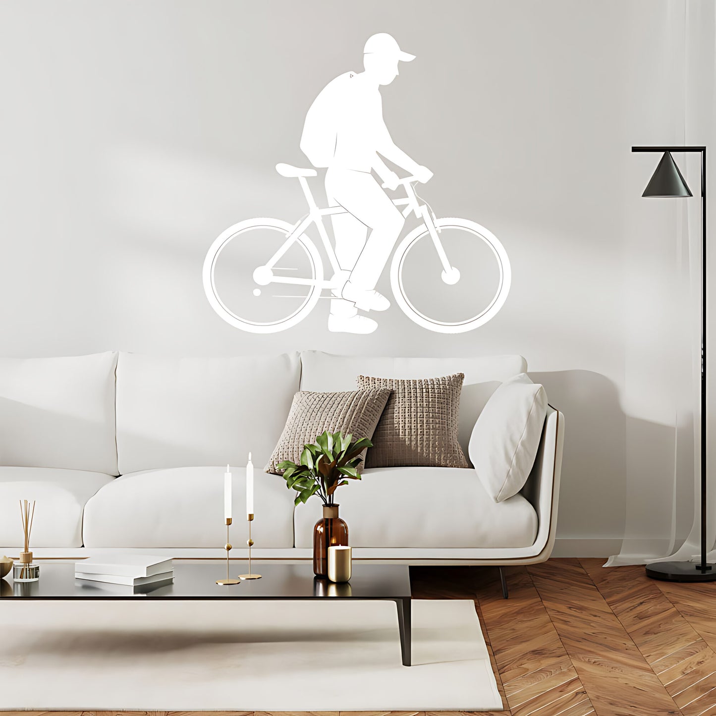 Bicycle Racing Wall Sticker