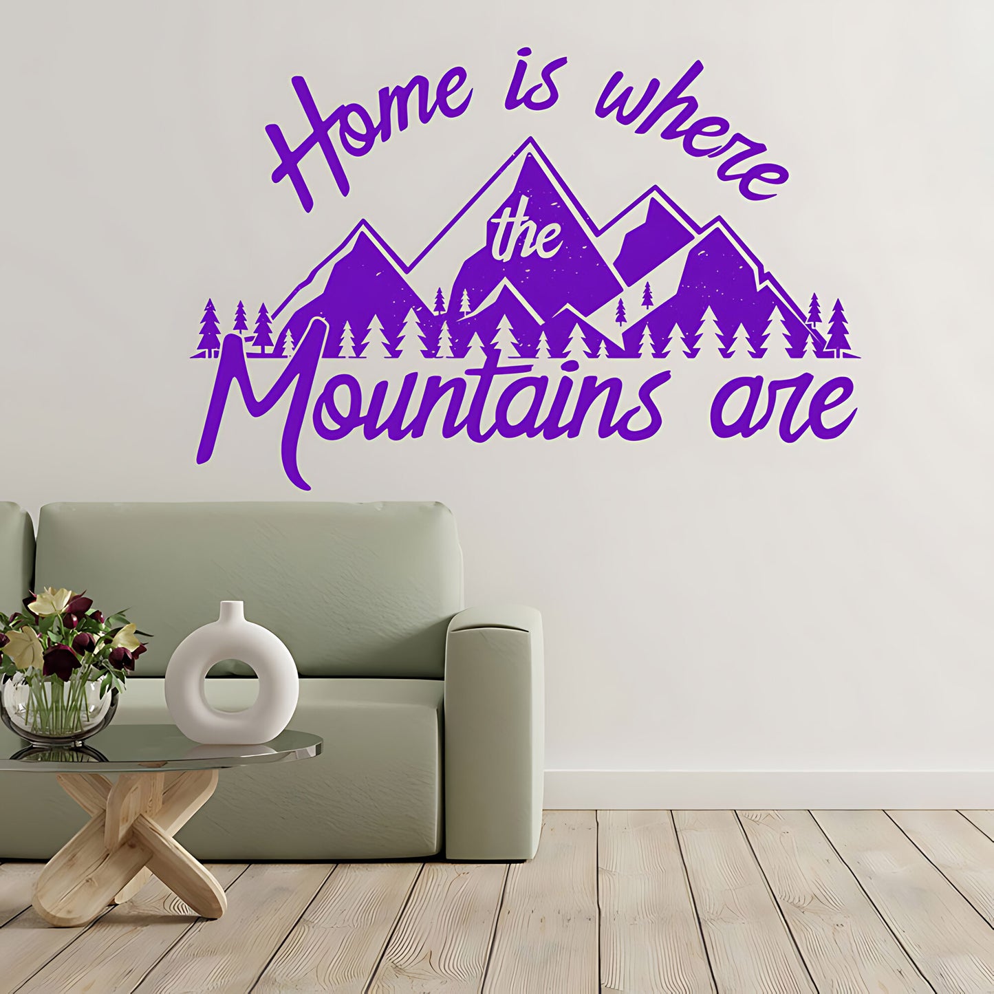 Sleek Mountain Bike Wall Decal for Cyclists and Racing Fans