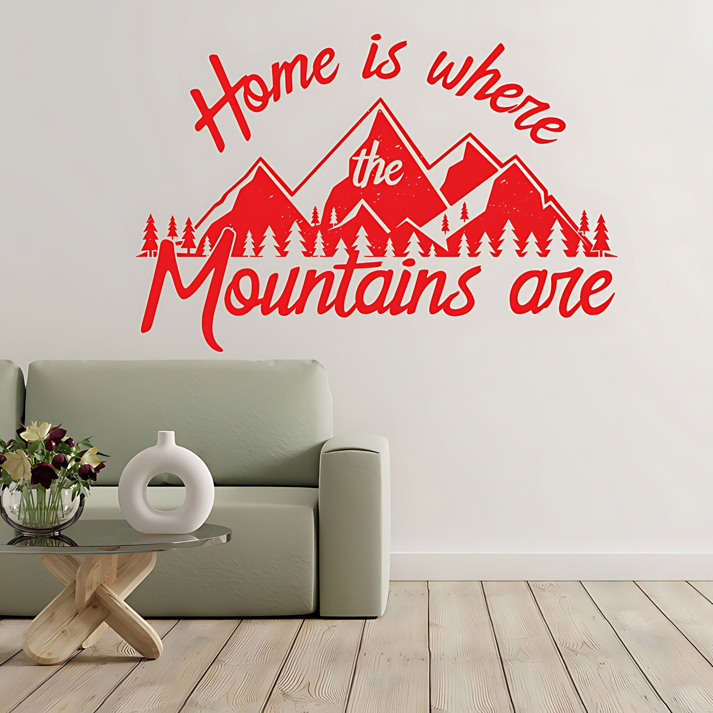 Sleek Mountain Bike Wall Decal for Cyclists and Racing Fans