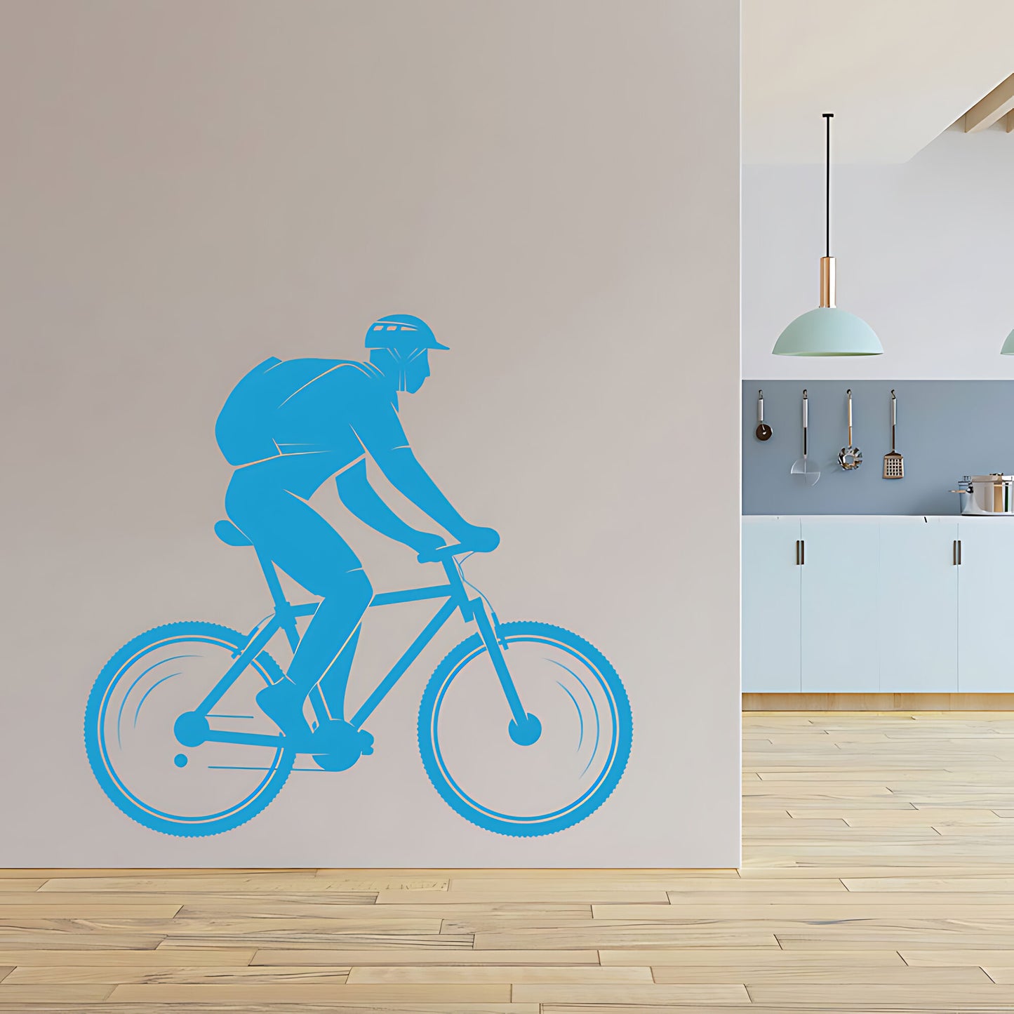 Cycling Wall Art Sticker